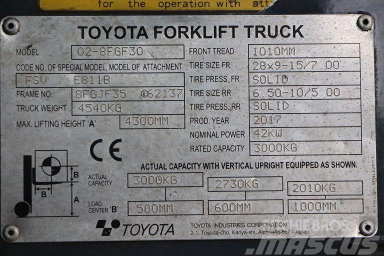 Toyota 02-8FGF30 Plinski viljuškari