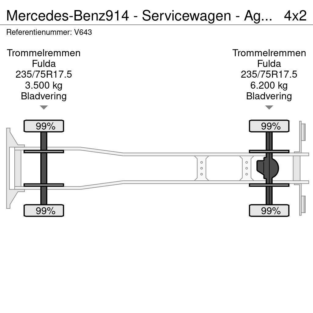 Mercedes-Benz 914 - Servicewagen - Agregaat 440 uur - 31.565km - Vatrogasna vozila
