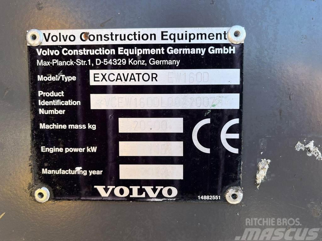 Volvo EW 160 D AC / CENTRAL LUBRICATION Bageri točkaši