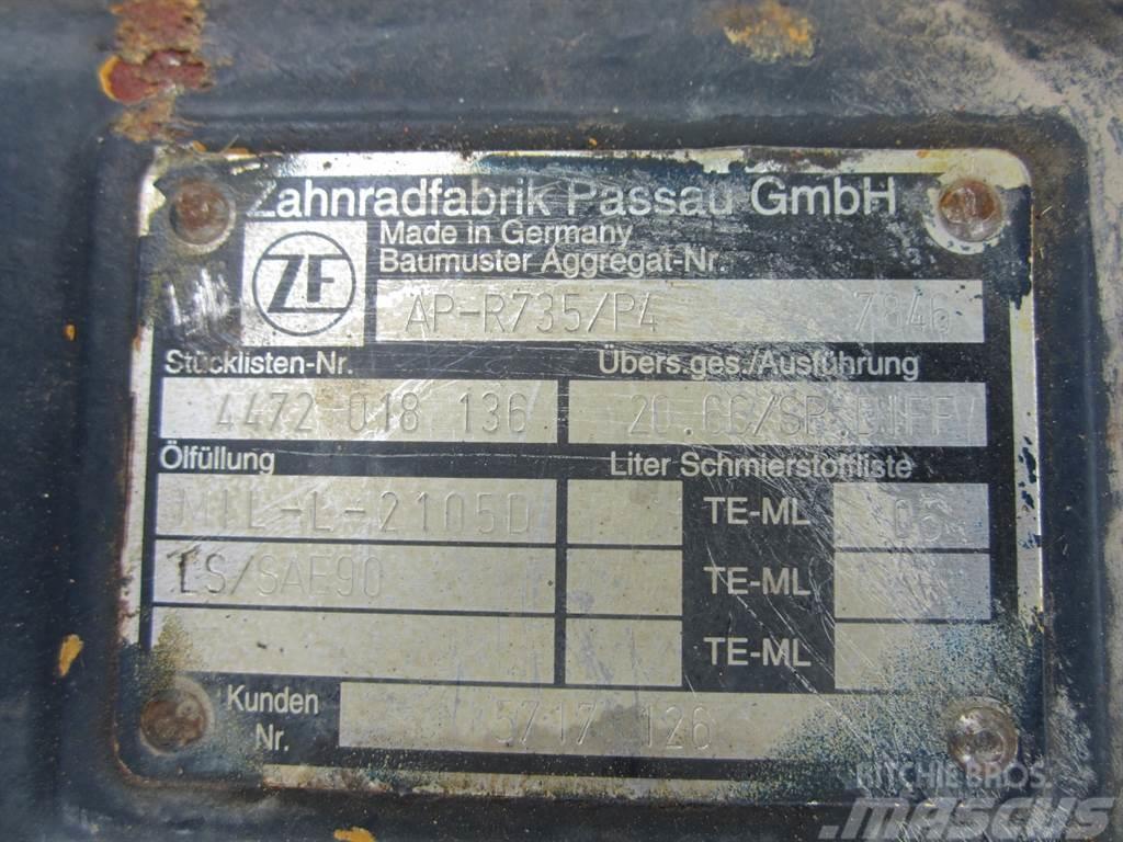ZF AP-R735/P4 - Liebherr 509 - Axle Osovine