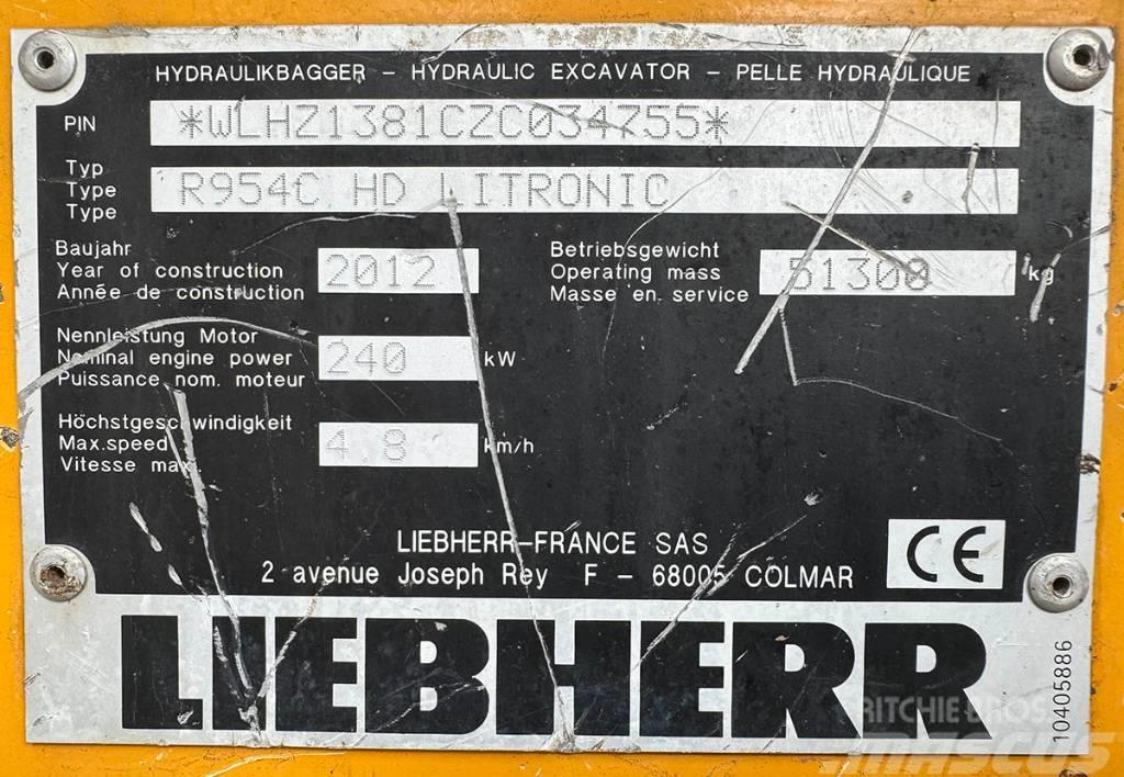 Liebherr R 954 C HD Bageri guseničari