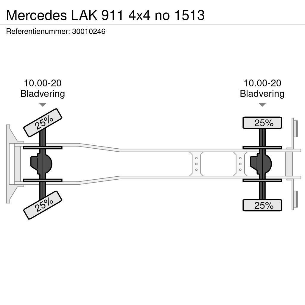 Mercedes-Benz LAK 911 4x4 no 1513 Kiperi kamioni
