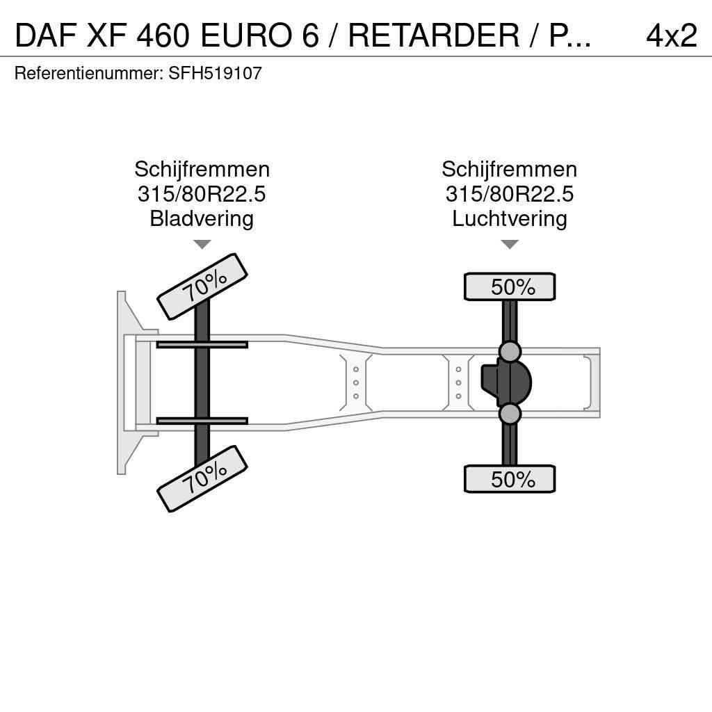DAF XF 460 EURO 6 / RETARDER / PTO / AIRCO Tegljači