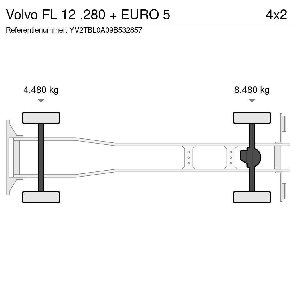 Volvo FL 12 .280 + EURO 5 Sanduk kamioni