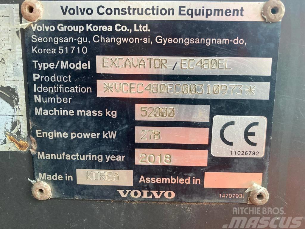 Volvo EC 480 E L Bageri guseničari