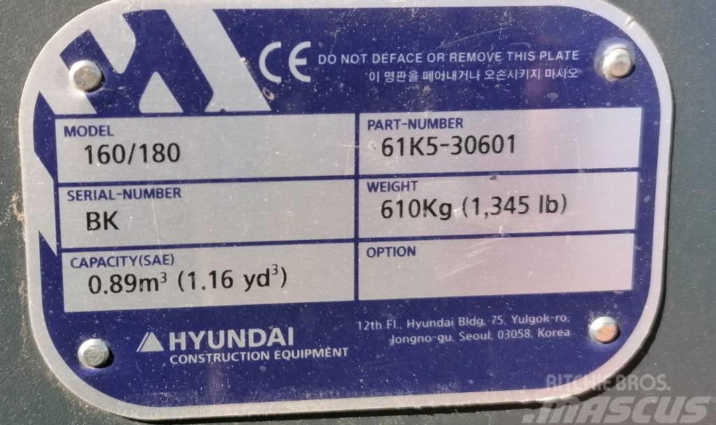 Hyundai 0.89m3_HX180 Kašike / Korpe