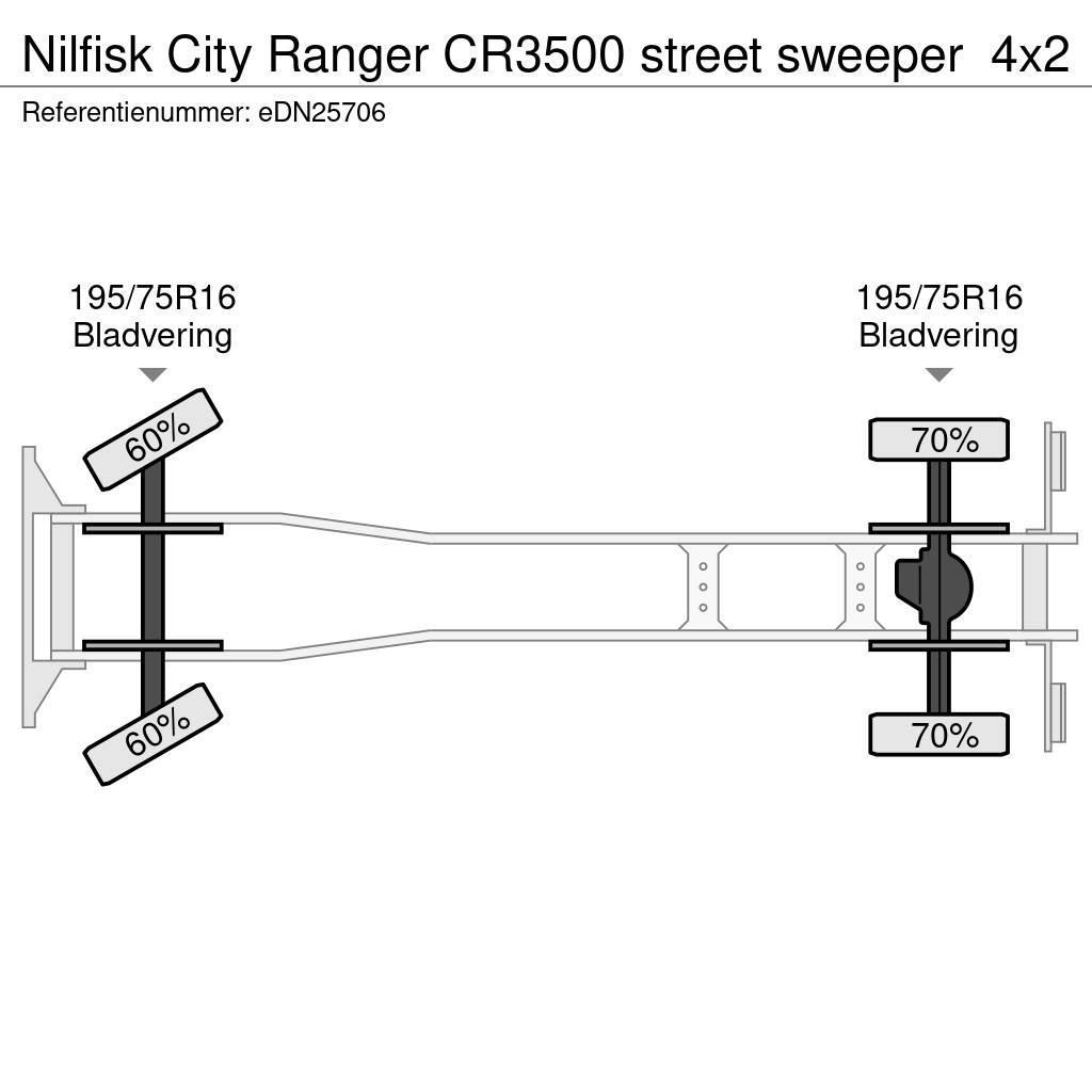 Nilfisk City Ranger CR3500 street sweeper Kombi vozila/ vakum kamioni