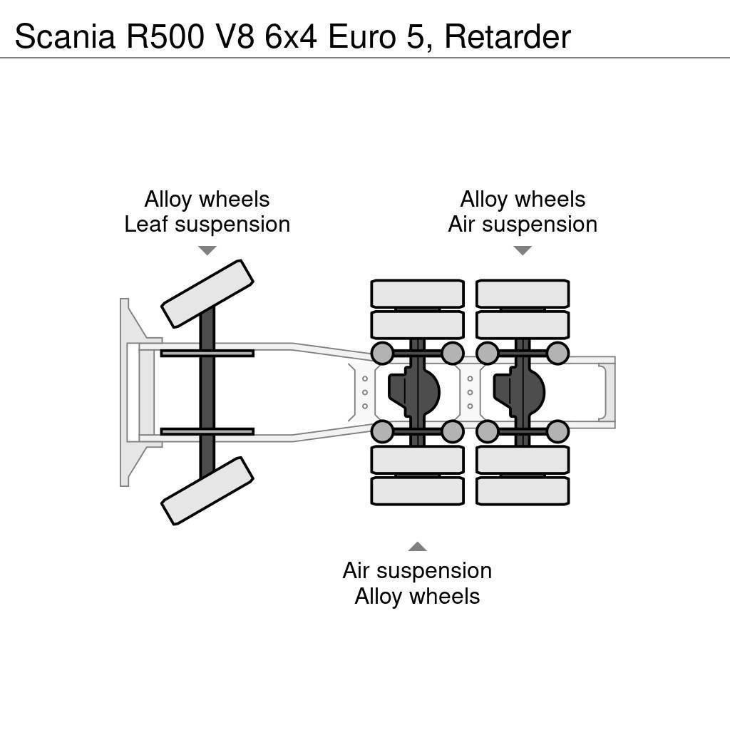 Scania R500 V8 6x4 Euro 5, Retarder Tegljači