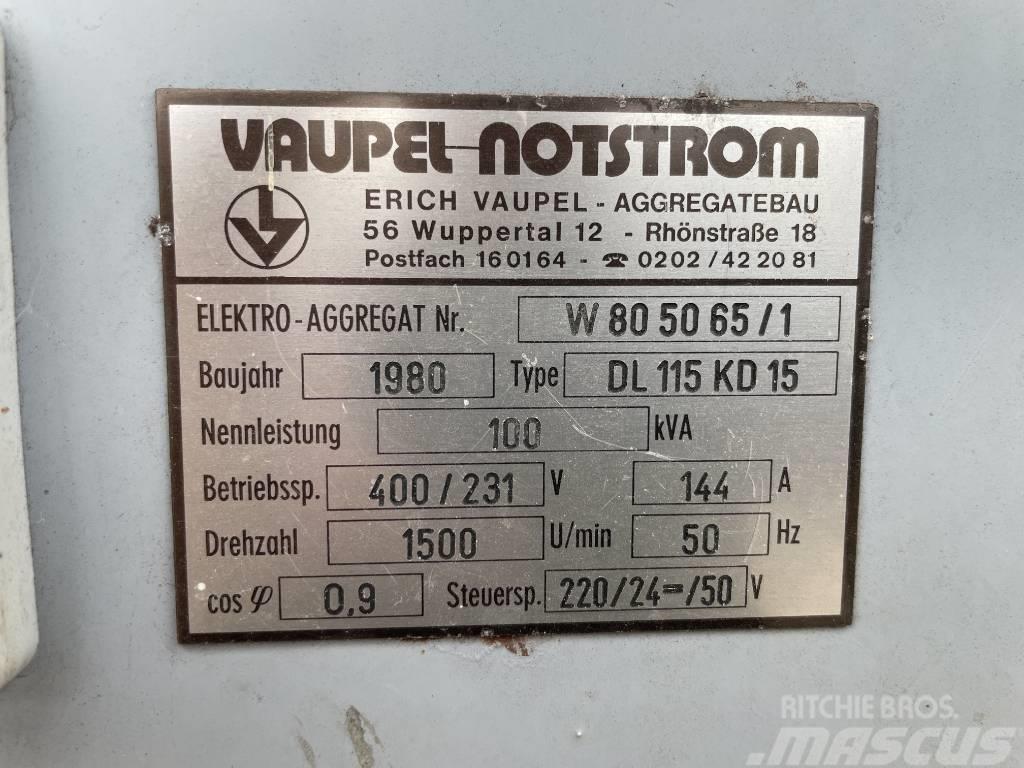 Notstromaggregat Vaupel 100 kVA Dizel generatori