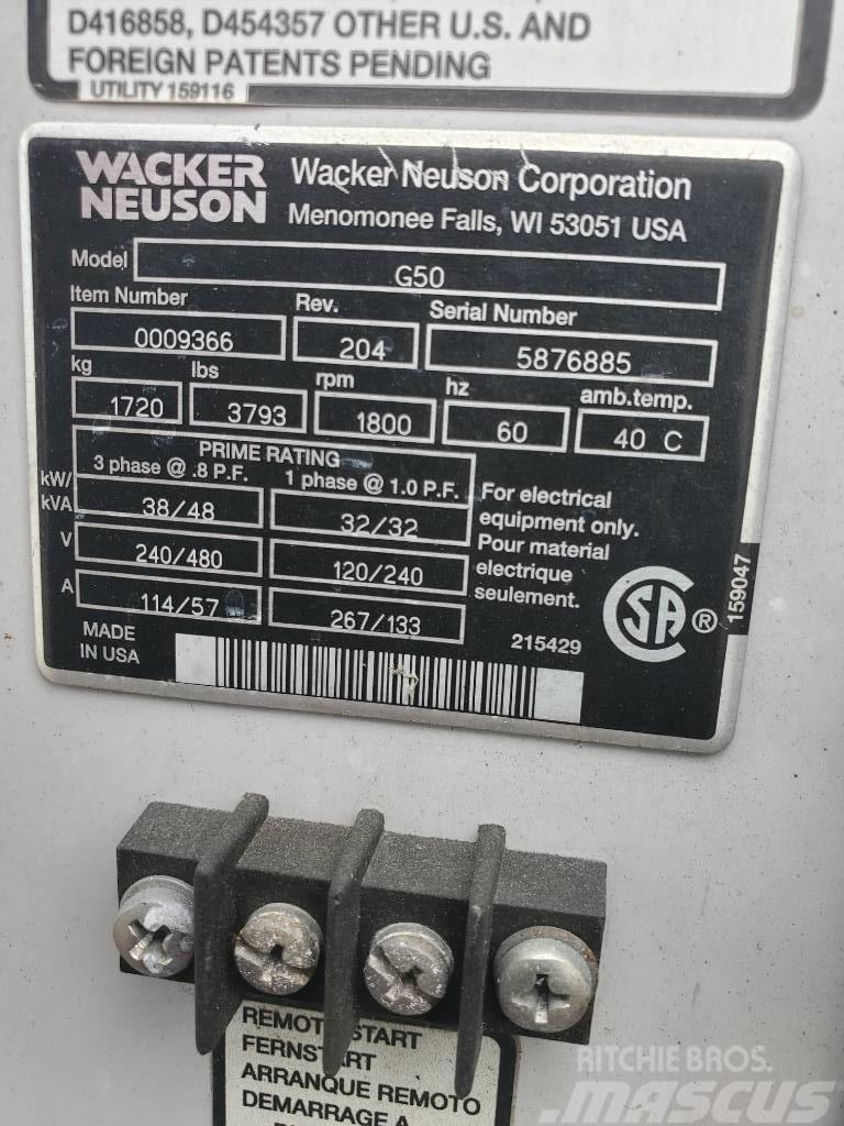 Wacker Neuson G 50 Dizel generatori