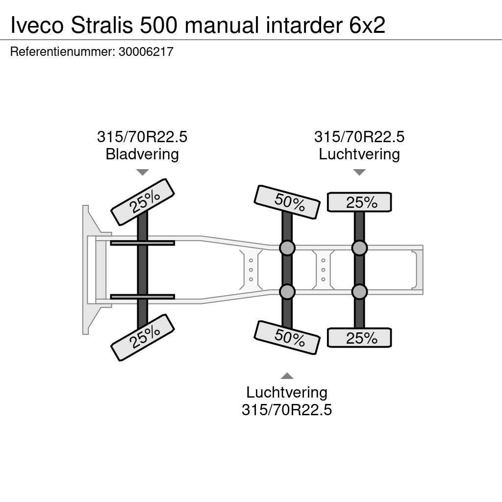 Iveco Stralis 500 manual intarder 6x2 Tegljači