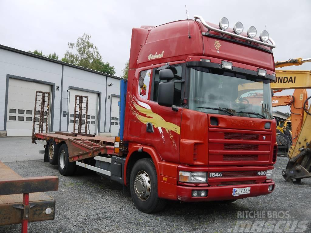 Scania R 164 6x2 konelavalla Kamioni za prevoz šumarskih mašina