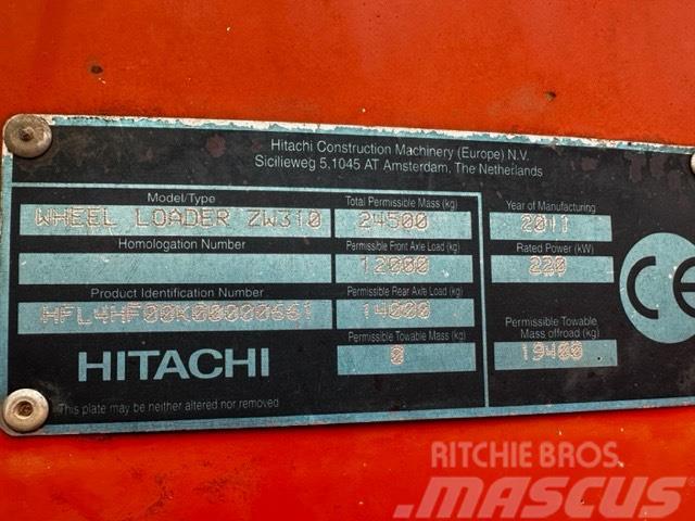 Hitachi ZW 310 PARTS ONLY Utovarivači na točkove