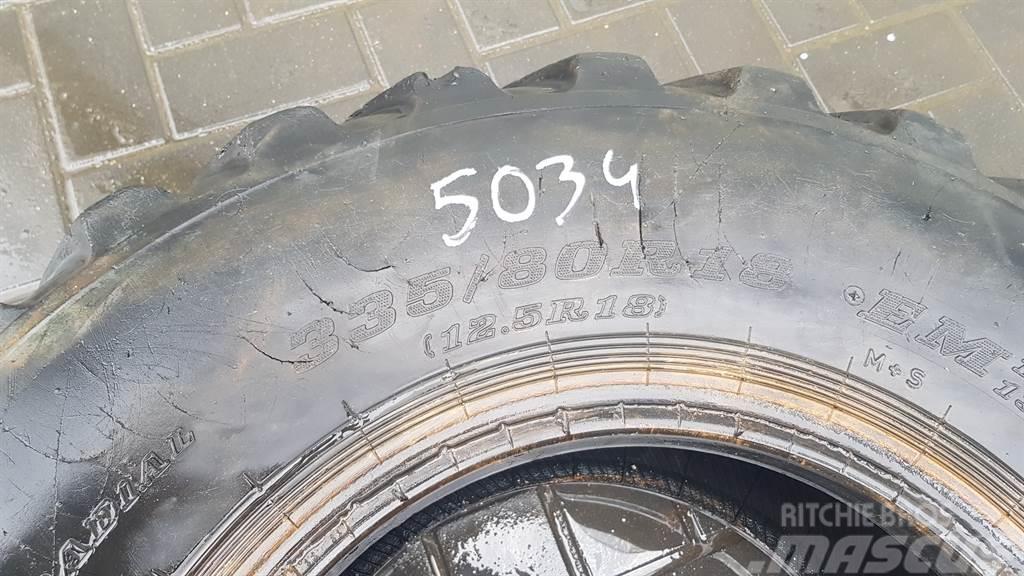 Dunlop SP T9 335/80-R18 EM (12.5R18) - Tyre/Reifen/Band Gume, točkovi i felne