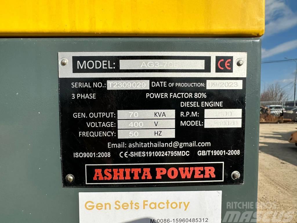 Ashita AG3-70E Dizel generatori