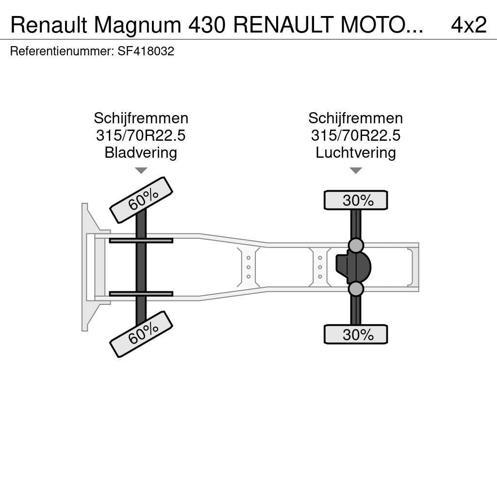 Renault Magnum 430 RENAULT MOTOR / AIRCO Tegljači