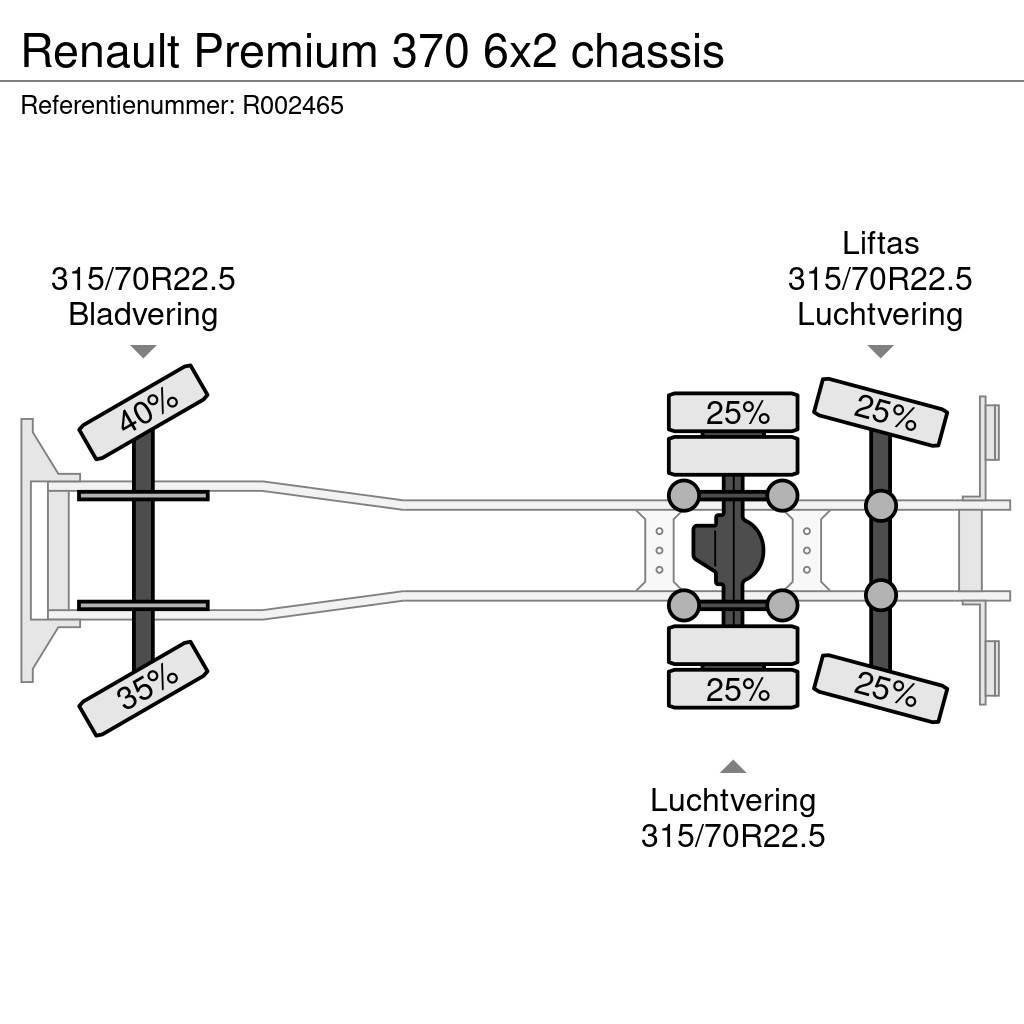 Renault Premium 370 6x2 chassis Kamioni-šasije