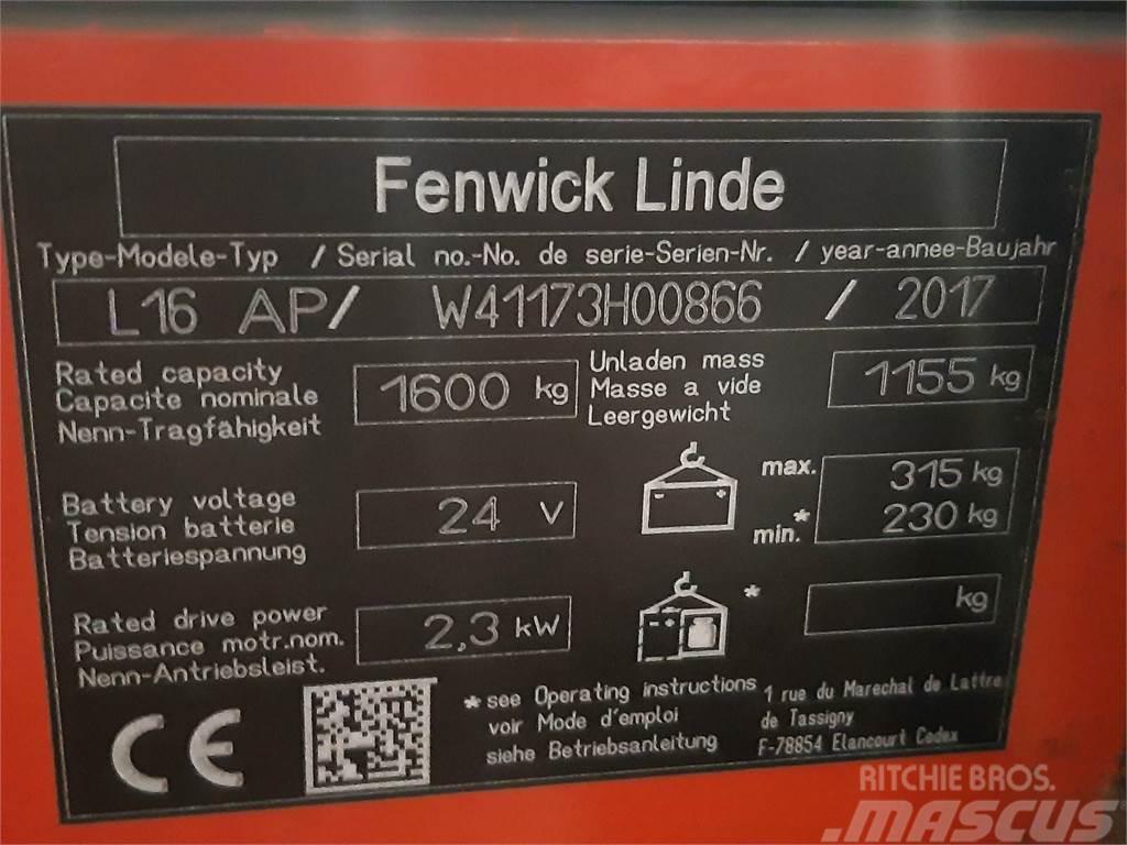 Fenwick L16AP Ručni električni viljuškar