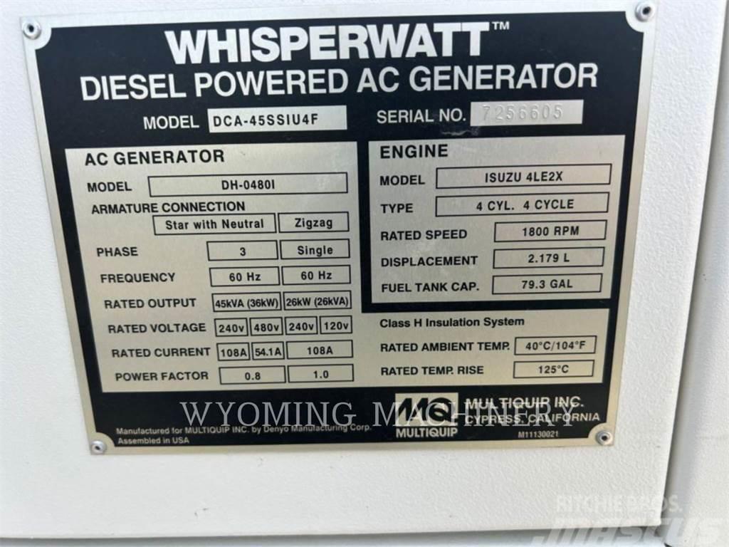 MultiQuip DCA45SS Ostali generatori