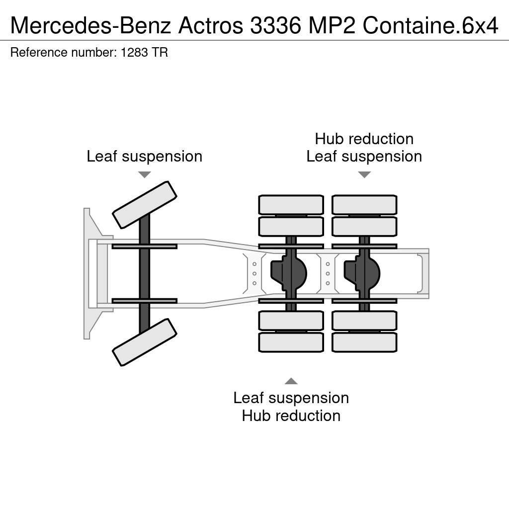 Mercedes-Benz Actros 3336 MP2 Container Tractor 6x4 New Tyres Be Tegljači