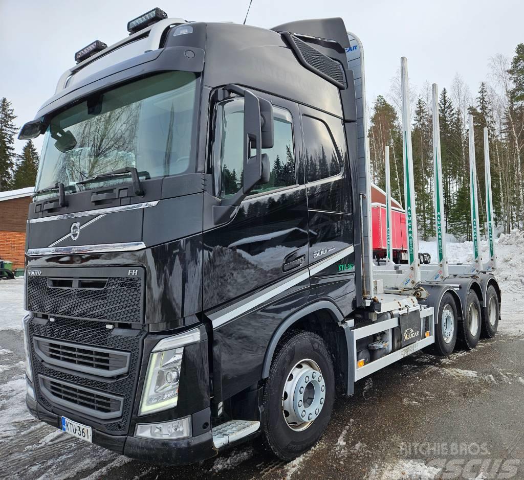 Volvo FH500 TC I-Save Alucar päällirakenteella Kamioni za drva Šticari