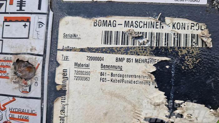 Bomag BMP851 Grabenwalze Ostali valjci