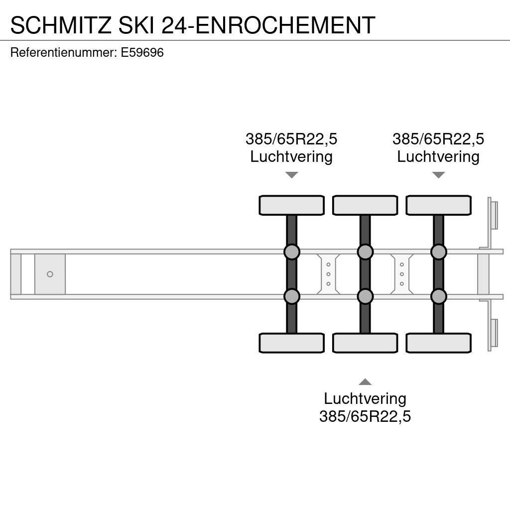 Schmitz Cargobull SKI 24-ENROCHEMENT Kiper poluprikolice