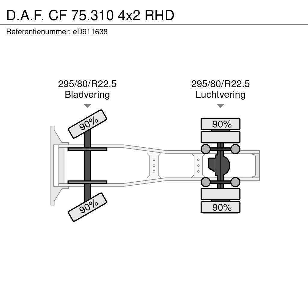 DAF CF 75.310 4x2 RHD Tegljači