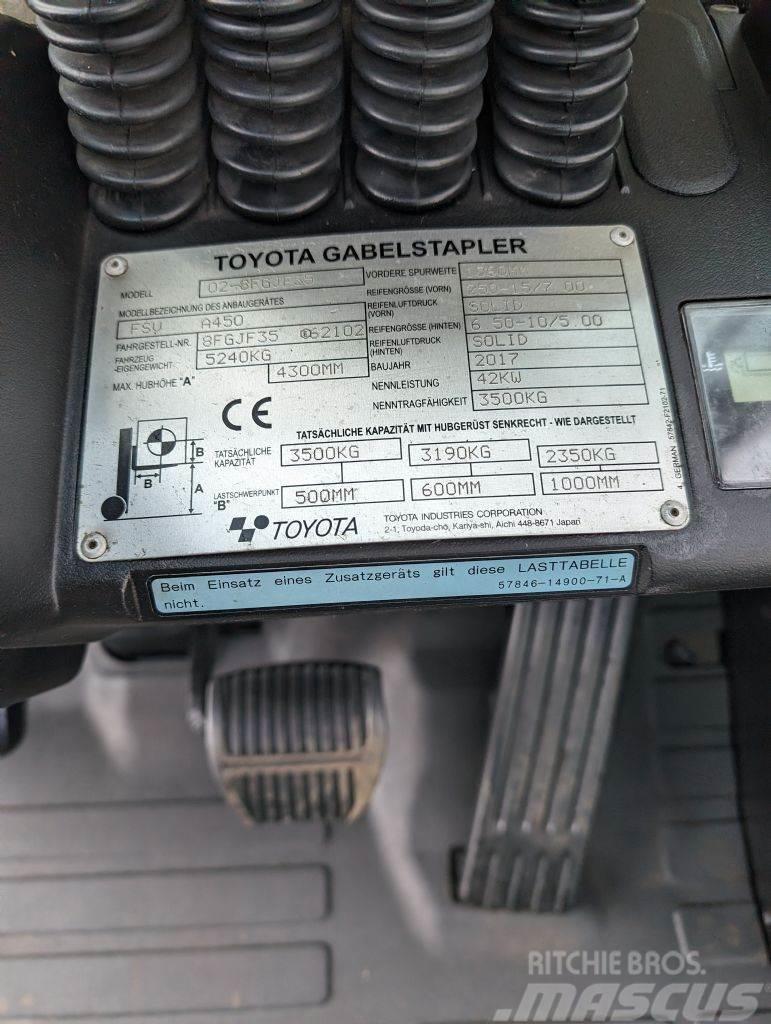 Toyota 8FGJF35 // Triplex // containerfähig Plinski viljuškari