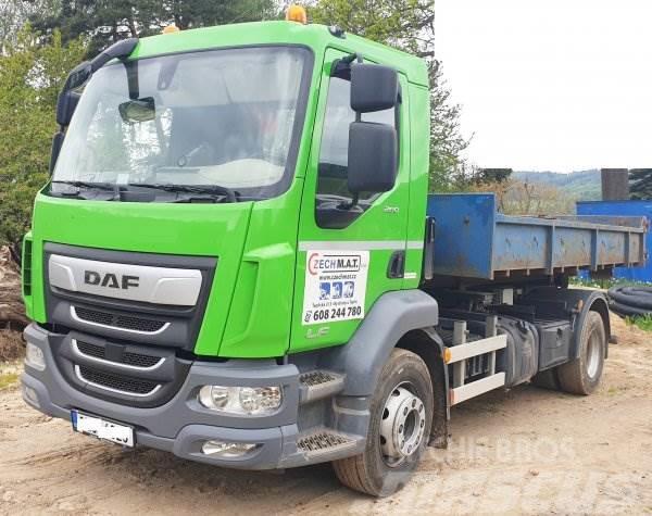 DAF LF 260 +Fornál 12T-400 Rol kiper kamioni sa kukom za podizanje tereta