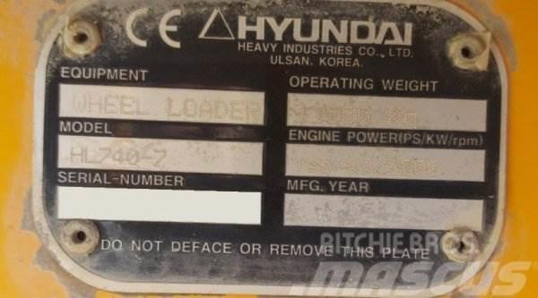 Hyundai HL 740-7 Utovarivači na točkove