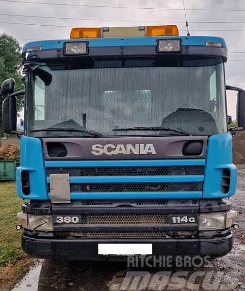 Scania G114 R380 +Combi-Lift Rol kiper kamioni sa kukom za podizanje tereta