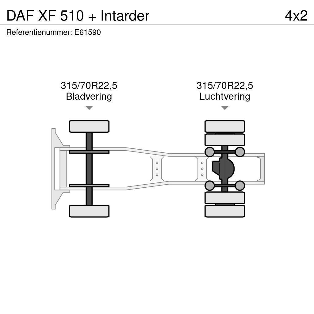 DAF XF 510 + Intarder Tegljači