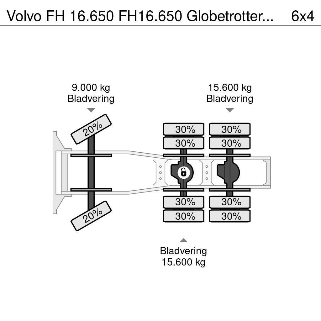 Volvo FH 16.650 FH16.650 Globetrotter EU6 VEB 200Ton Tegljači