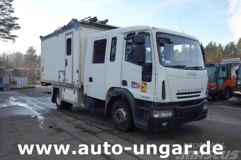 Iveco Eurocargo 120E22 Doka Koffer Wohnkabine LBW Sperre Sanduk kamioni
