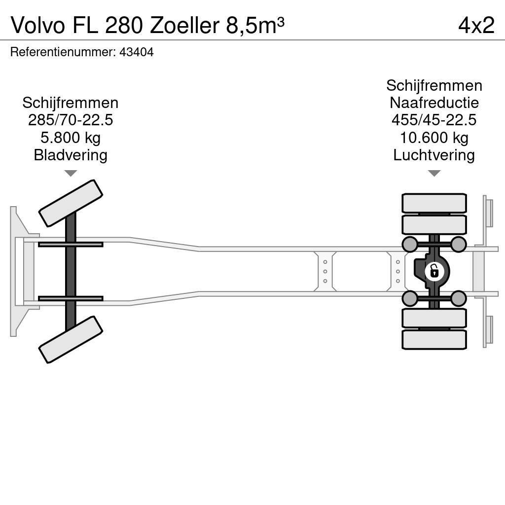 Volvo FL 280 Zoeller 8,5m³ Kamioni za otpad