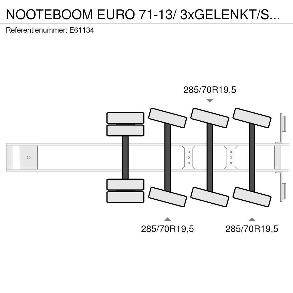 Nooteboom EURO 71-13/ 3xGELENKT/STEERING/DIR. Poluprikolice labudice