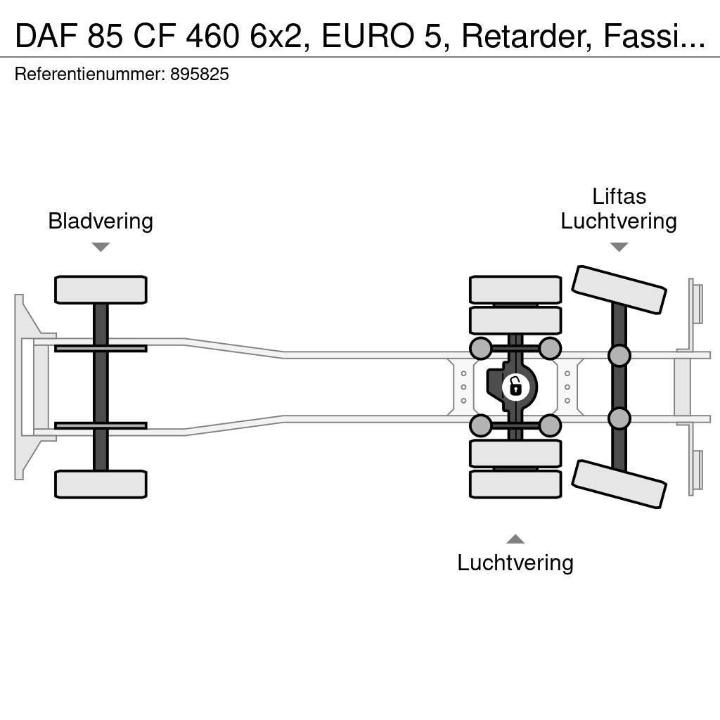 DAF 85 CF 460 6x2, EURO 5, Retarder, Fassi, Remote, Ma Kamioni sa otvorenim sandukom