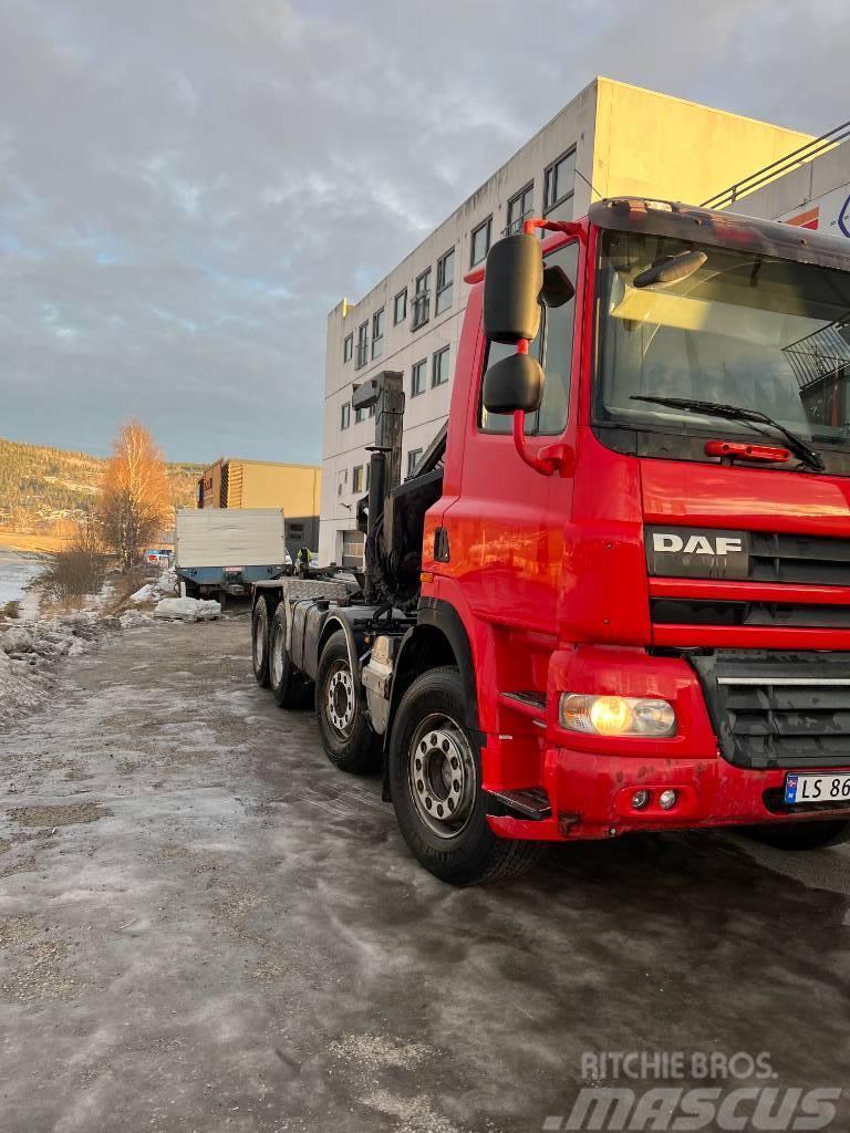 DAF cf85 Rol kiper kamioni sa kukom za podizanje tereta