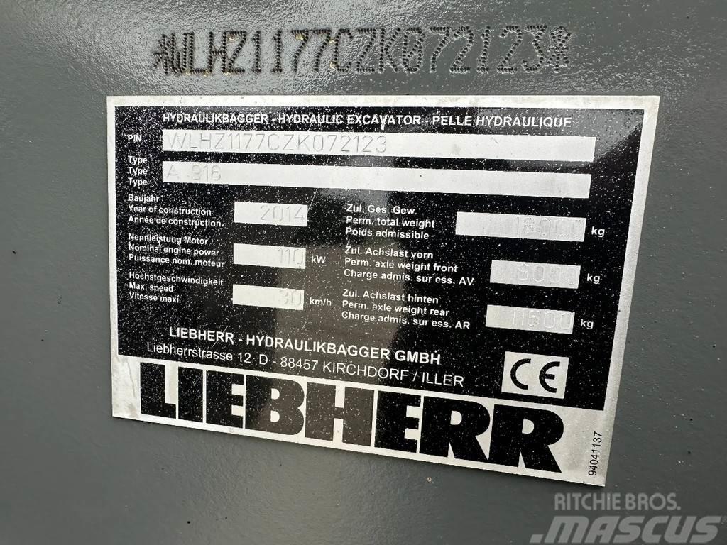 Liebherr A916 Litronic Bageri točkaši