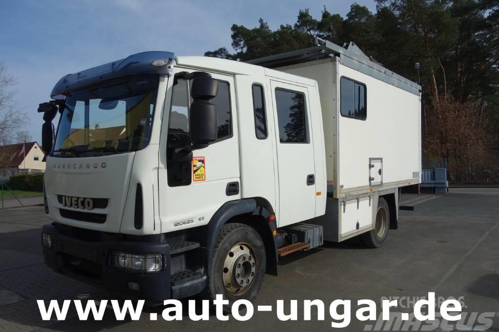 Iveco Eurocargo 120E225Doka Koffer mobile Werkstatt LBW Sanduk kamioni