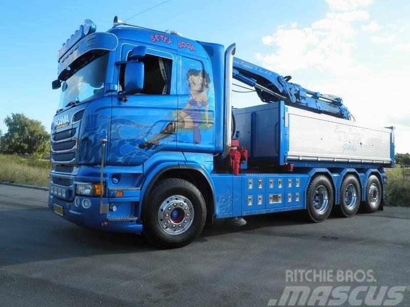 Scania R560 8x4*4 Hiab 266 kran pendel Kiperi kamioni