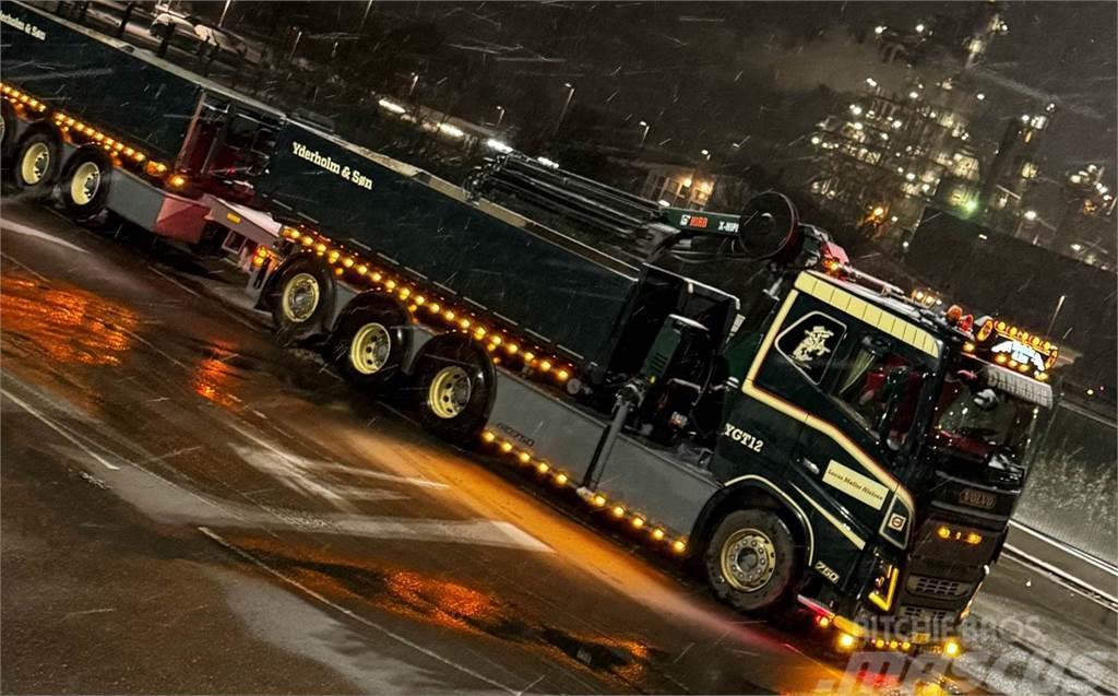 Volvo FH 750 inkl kran og PHV Rol kiper kamioni sa kukom za podizanje tereta