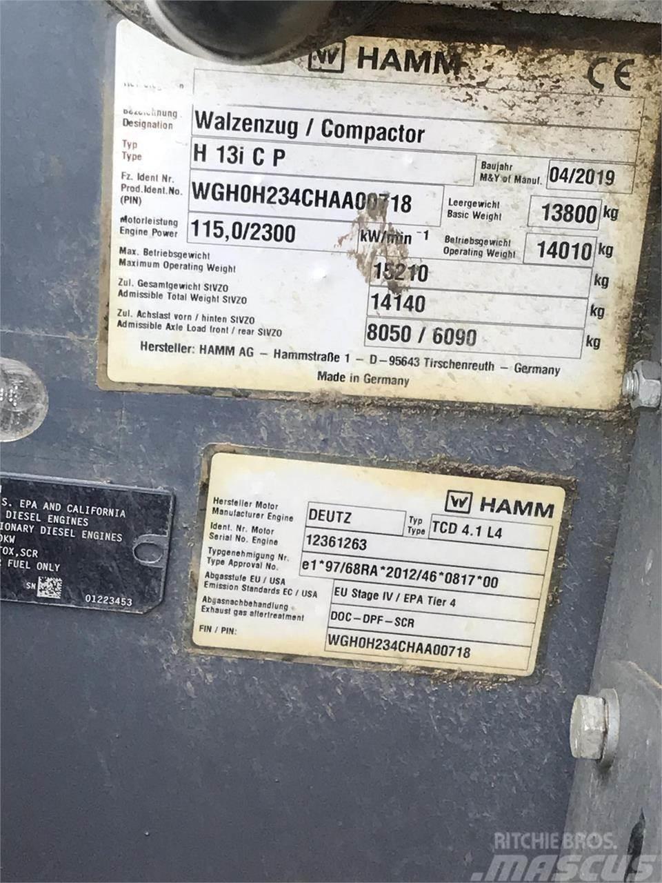 Hamm H13ICP Kompaktori otpada