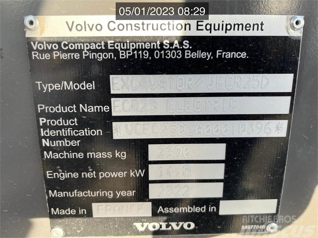Volvo ECR25 ELECTRIC Mini bageri < 7t