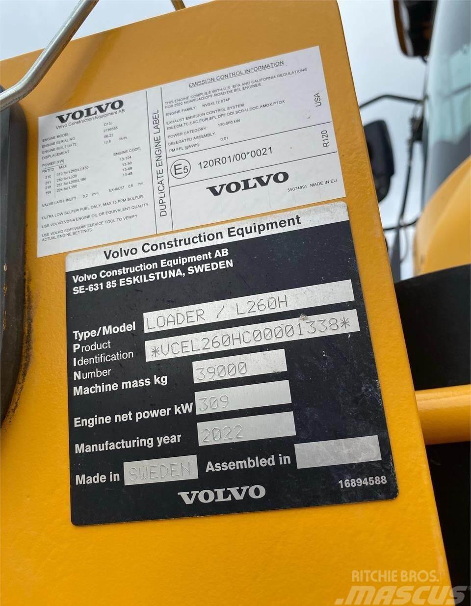 Volvo L260H Utovarivači na točkove