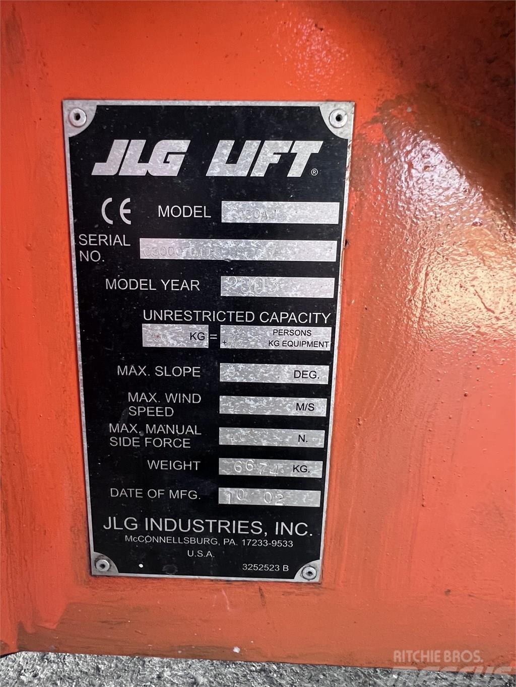 JLG E450 AJ Zglobne podizne platforme