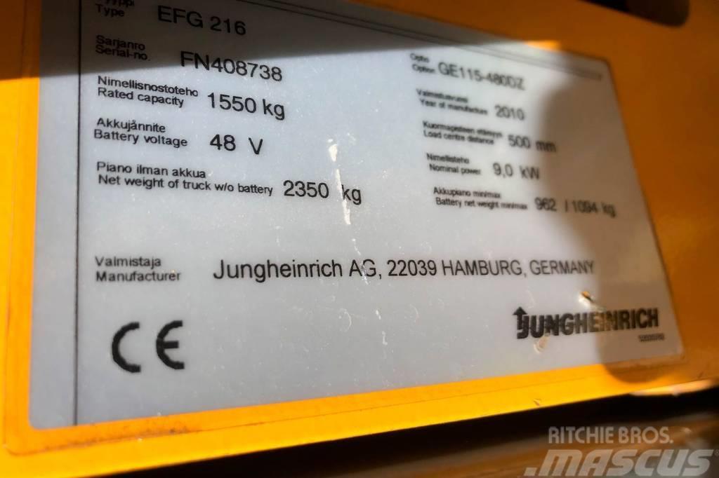 Jungheinrich EFG 216 Električni viljuškari