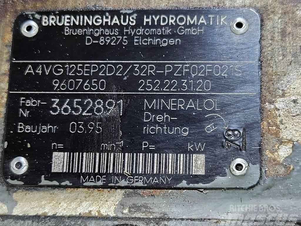 Brueninghaus Hydromatik A4VG125EP2D2/32R-Drive pump/Fahrpumpe/Rijpomp Hidraulika