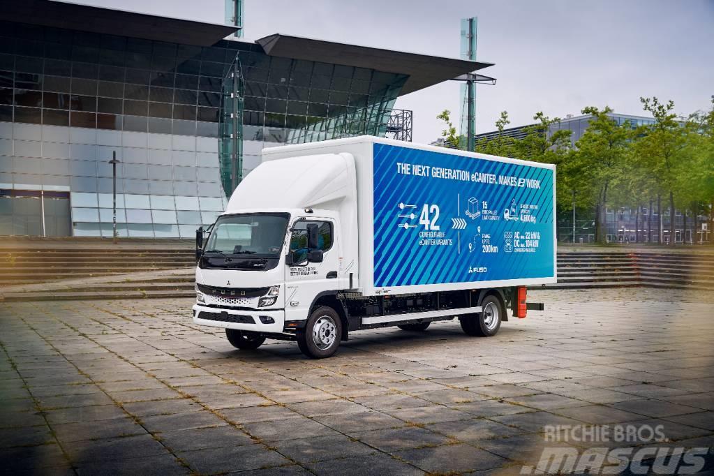 Fuso eCanter el lastbil 8,55 ton transportskåp Sanduk kamioni